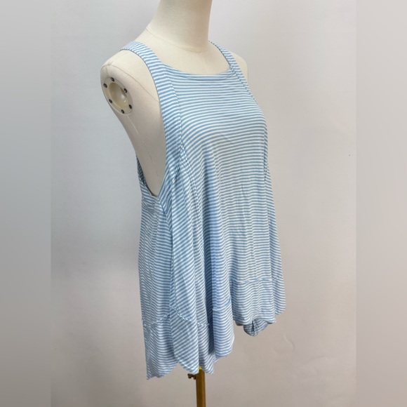 PILCRO Light Blue and White Striped Swing Tank size S - Picture 10 of 16